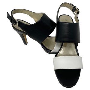 AK Klein Women's Black/White Stiletto US Size 9.5A